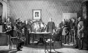 Franco Prussian War Art Drucke: Capitulation