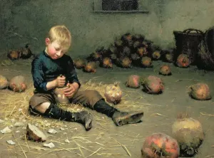 Drucke von Docker, Edward (fl. 1880-99) - Kerzenleuchten herstellen mit Docker; Englisch, urheberrechtsfrei Edward Docker Drucke: Herstellen von Kerzenleuchtern
