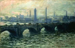 Impressionist River Scenes Drucke: Waterloo Bridge, 1902