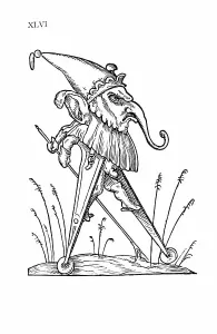 Drucke von '2102118 Pantagruel, 19. Jahrhundert (Radierung); (Hinweis: Literatur. Pantagruel'. Monster. Langer Ohren, langer Hals) Kunstwerke Des Surrealismus Drucke: Pantagruel, 19. Jahrhundert (Radierung)