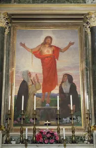 Bildende Kunst Drucke: Altarbild der Kapelle des heiligen Herzens, 1922 (Ölfeder auf Leinwand)