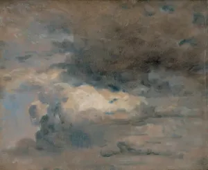 Evening Cloud Formations Drucke: Study of Clouds - Evening, August 31st, 1822 (oil on paper)