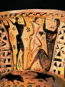 European Antiquities Drucke: The blinding of Polyphemus