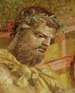 Centaur Art Drucke: Head of Chiron, the wise centaur