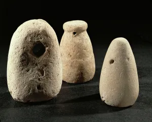 Bronze Age Artifacts Drucke: Three loom weights