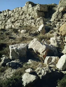 Middle East Landscape Drucke: The outer wall of Sichem