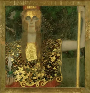 Pallas Athene, 1898 (Öl auf Leinwand)