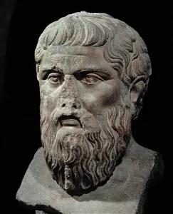 Ancient Greece Sculpture Drucke: Plato, philosopher