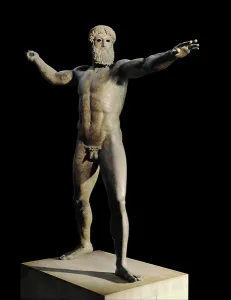 Ancient Greek Deity Drucke: Poseidon (bronze)