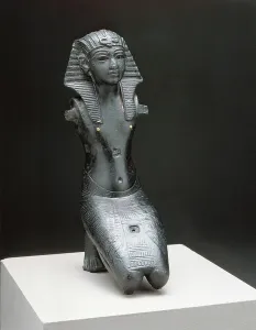 Ancient Egyptian Civilization Artifacts Drucke: Statuette of an unknown ruler