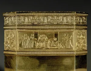 French Decorative Arts Drucke: Detail of the tea-set