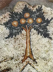 Israeli Architecture Drucke: A tree with fruit