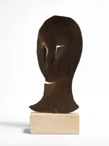 Jugendlicher Schmuck, (Bronz mit braunem Rost)