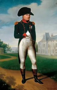 Bildnis von Napoleon Bonaparte, im Konsulanzgewand in Malmaison. 1804 (Gemälde).