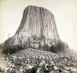 Early American Photography Drucke: The Devil's Tower