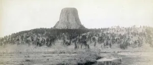 Rock Formation Nature Drucke: The Devil's Tower