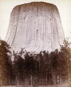 Early American Photography Drucke: The Devil's Tower