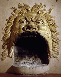 Veneto Italy Architecture Drucke: Devil's Mask or Devil's Fireplace