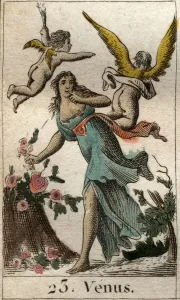 Darstellung der Venus, Göttin der Liebe, Schönheit und Fruchtbarkeit.
