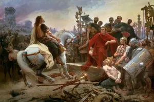Vercingetorix geht zu Caesar