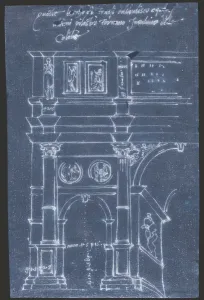Arch Of Constantine Rome Drucke: A partial elevation of the Arch of Constantine