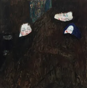 Drucke von Gustav-Klimts 'Mutter mit zwei Kindern', Öl auf Leinwand von 1909 bis 10 Gustav Klimt Drucke: Mutter mit zwei Kindern, 1909-10 (Öl auf Leinwand)