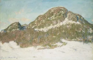 Drucke von Monte Kolsch, Sonnenwirkung, 1895 (Öl auf Leinwand) von Monet Claude (1840-1926); 65x100 cm; Privatbesitz; (add.info.: Monte Kolsch, Sonnenwirkung ; Le Mont Kolss Effet de Soleil) Claude Monet Drucke: Berg Kolss, Sonnenwirkung, 1895 (Öl auf Leinwand)