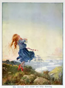 Classic Fairy Tale Artwork Drucke: She Danced, and Could not Help Dancing