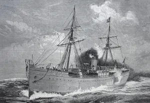 Steamship History Drucke: the Garth Castle
