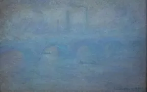 Drucke von Wasserfallbrücke Waterloo. Effekt von Nebel; Künstler: Monet Claude (1840-1926) Wasserfallbrücke Claude Monet Drucke: Wasserfallbrücke. Effekt von Nebel, 1903 (Öl auf Leinwand)