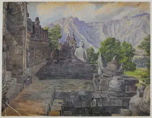 Indonesian Art Drucke: Boro Bodo, Java
