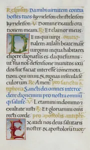 Alphabet Letters Drucke: Text with initials D and E