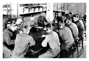 European Battle Scene Drucke: Learning the Morse Code (photo)