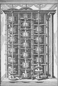 Rechenmaschine bekannt als Die Differenzmaschine aus