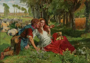 Der Hirtenhirt, 1851 (Öl auf Leinwand)