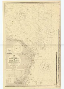 English Coastal Scene Drucke: England-East Coast. Outer Gabbard to Outer Dowsing, 1919 (engraving)