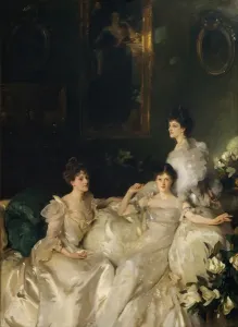 Bildende Kunst Drucke: Die Wyndham-Schwestern: Lady Elcho, Frau Adeane und Frau Tennant, 1899 (Öl auf Leinwand)