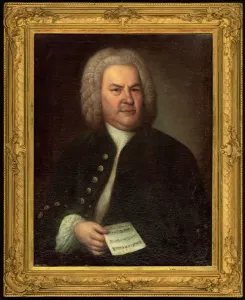 Bildende Kunst Drucke: Porträt von Johann Sebastian Bach