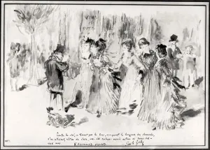 Illustration für LAssommoir (1876-77), von Émile Zola (1840-1902)