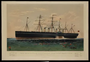 Great Eastern Ship Drucke: The Iron Steam Ship Great Eastern