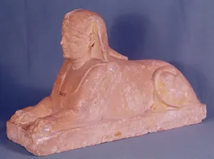 British Museum Art Drucke: Sphinx (limestone)