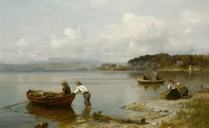 Fjord-Landschaft, 1878.