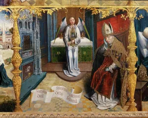 Jesus Christ New Testament Drucke: Saint Augustine altar
