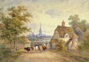 Chichester Drucke: Chichester Dom, Sussex
