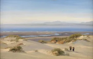 Harlechs Strand, 1869 (Öl auf Leinwand)
