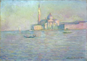 Drucke von FIA5391770 Heiliger Georg Majeur (Venedig, Italien) Die Kirche von San Giorgio Maggiore in Venedig - Gemälde von Claude Monet (1840-1926), Öl auf Leinwand Claude Monet Drucke: Heiliger Georgs Majeur (Venise)