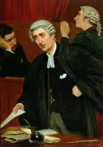 Der Rechtsanwalt (Öl auf Leinwand)