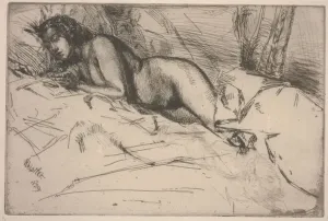 Female Nudes In Art Drucke: Venus, 1859 (etching)