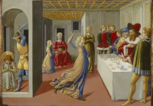 Das Fest des Herodes und die Enthauptung des Heiligen Johannes der Täufer, 1461-62 (Tempera auf Leinwand)