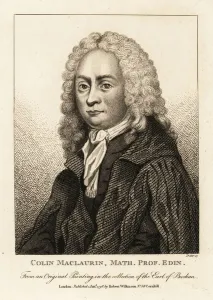 Colin Maclaurin, schottischer Kindes Wunder und Mathematiker. 1798 (Radierung).